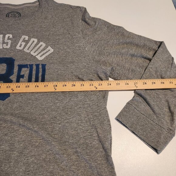 Life Is Good Long Sleeve T-Shirt "GR8FUL" Grateful Gray Heavyweight Mens XL - Picture 7 of 11